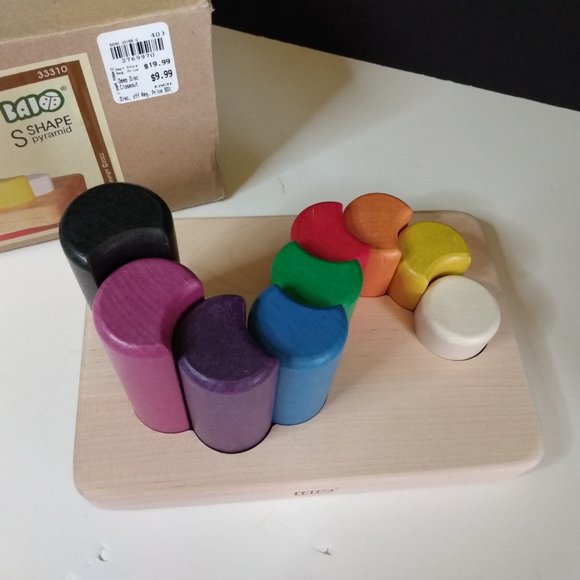 BAJO Colorful Shape Pyramid Puzzle - Picture 5 of 6